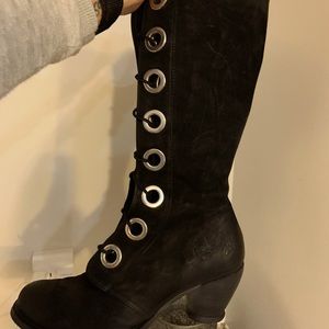 Fluvog designer boots leather size 10